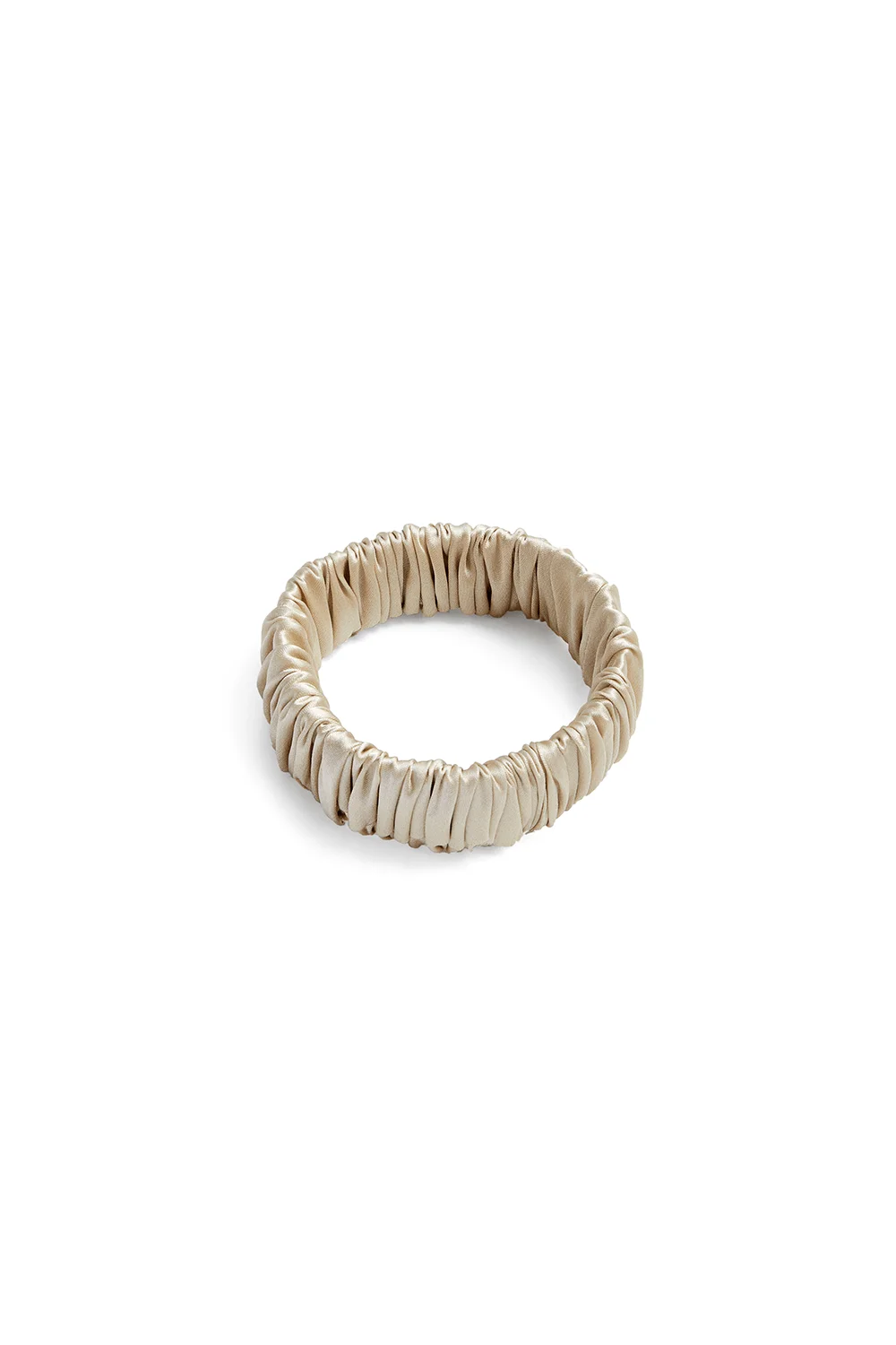 Silk scrunchie medium Sea Sand