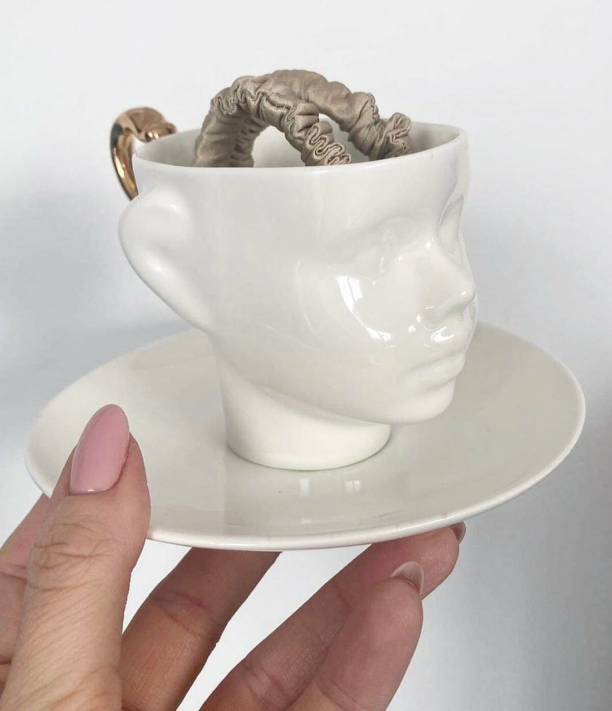 Small scrunchie Sea Sand