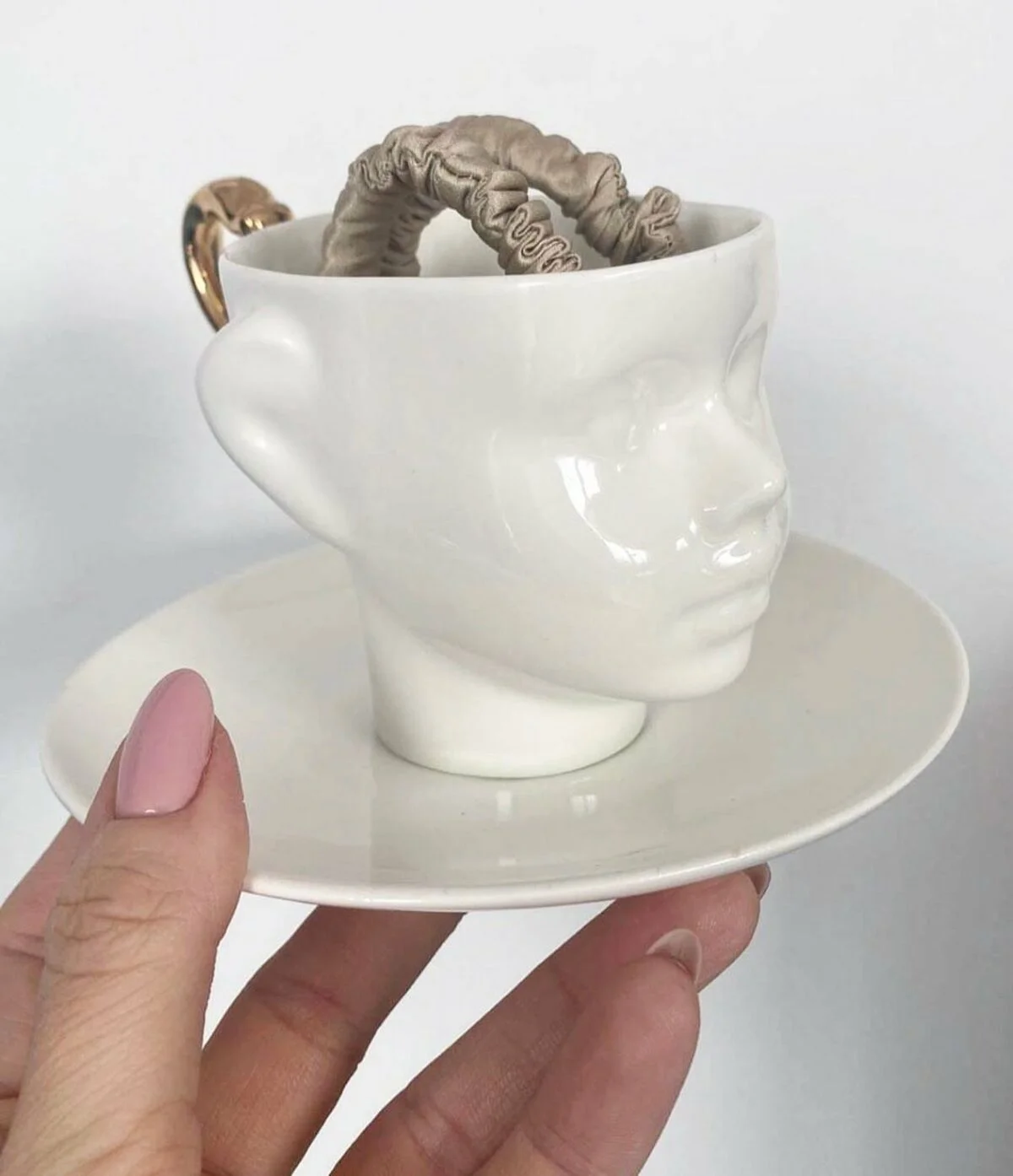 Small scrunchie Sea Sand