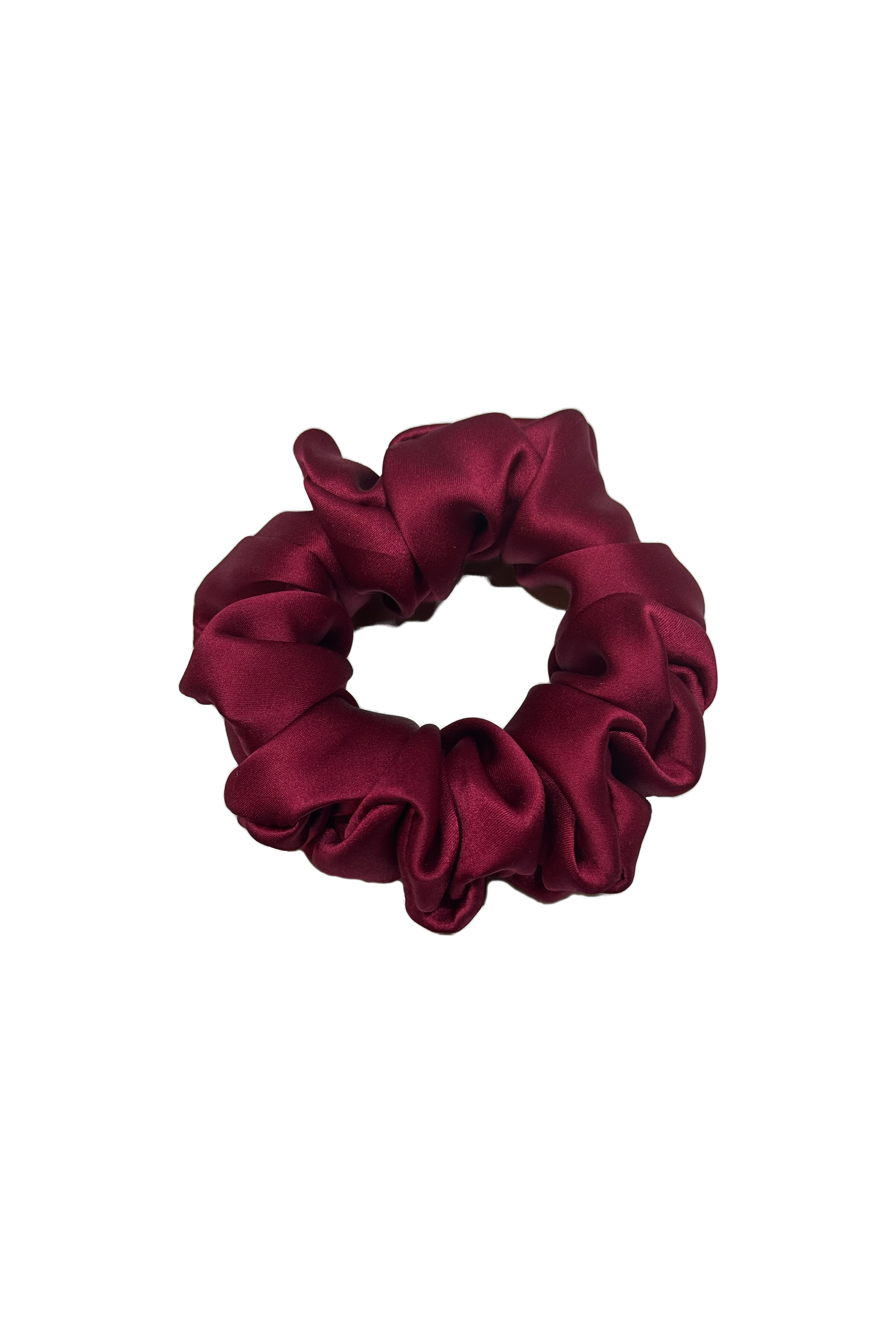Silk scrunchie large Cherry